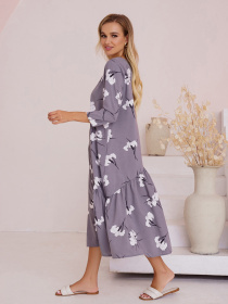 Сукня міді ISSA Plus модель 13485_grey Фото