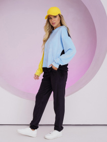 Спортивный костюм ISSA Plus модель 13486_cherny Фото