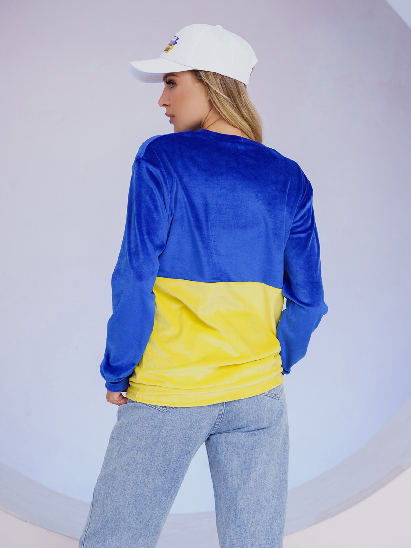 Свитшот ISSA Plus модель 13488_yellowblue Фото