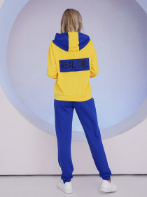 Спортивный костюм ISSA Plus модель 13490_yellowblue Спортивный костюм ISSA Plus модель 13490_yellowblue Фото