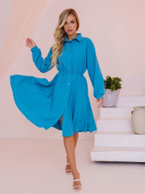 Сукня міді ISSA Plus модель 13491_turquoise Сукня міді ISSA Plus модель 13491_turquoise Фото