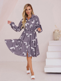 Сукня міді ISSA Plus модель 13492_grey Фото