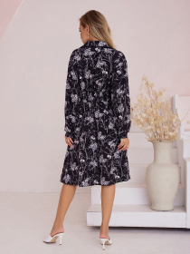 Платье миди ISSA Plus модель 13494_cherny Фото