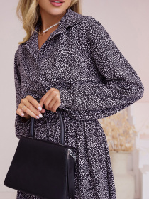 Платье миди ISSA Plus модель 13495_cherny Фото