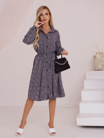 Платье миди ISSA Plus модель 13495_cherny Фото