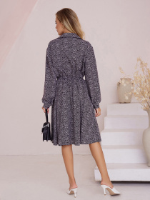 Сукня міді ISSA Plus модель 13495_cherny Фото