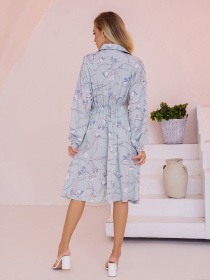 Платье миди ISSA Plus модель 13496_olivkovy Фото