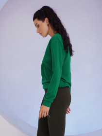 Свитшот ISSA Plus модель 13498_zeleny Фото