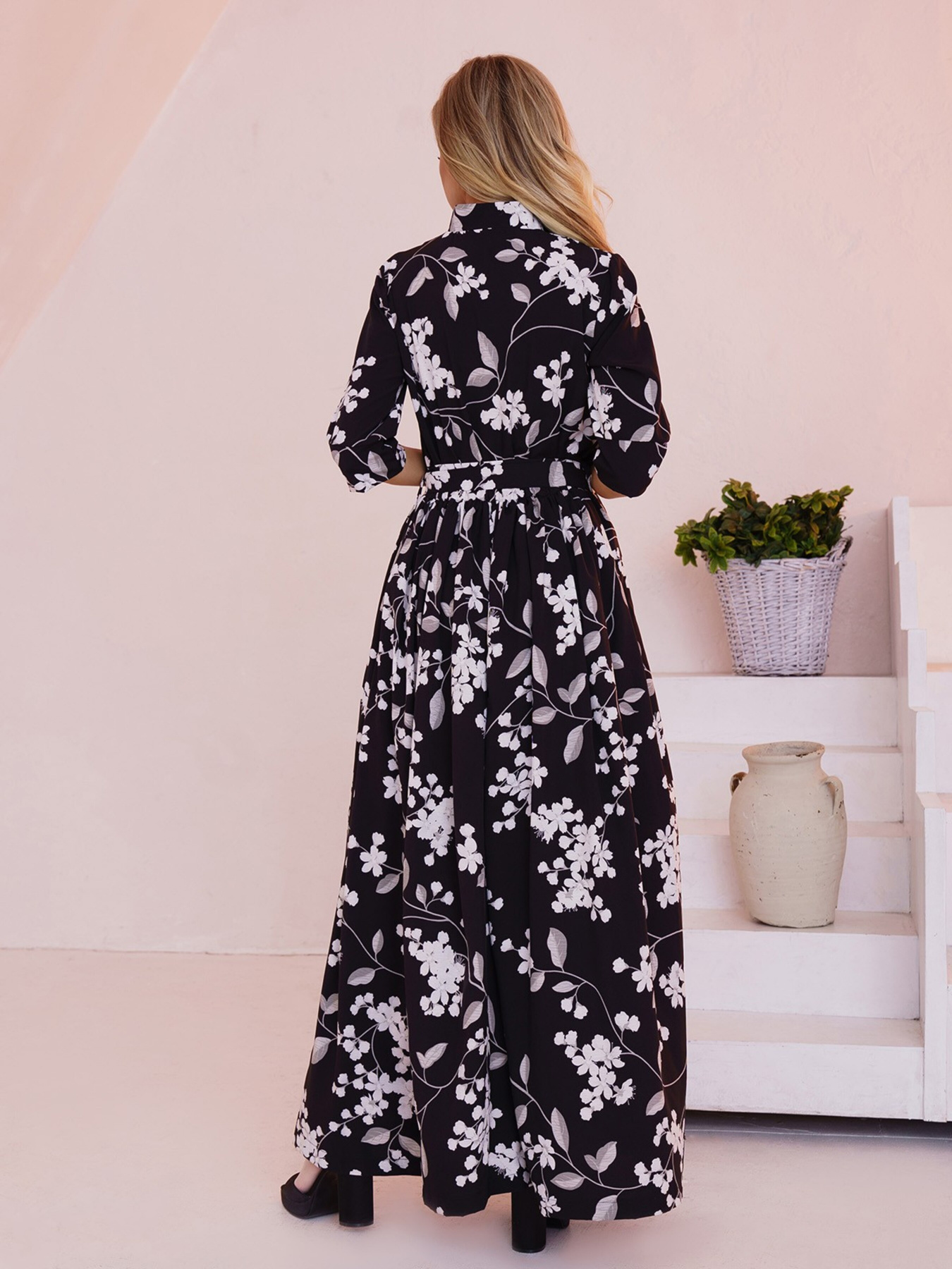 Сукня максі ISSA Plus модель 13513_cherny Фото