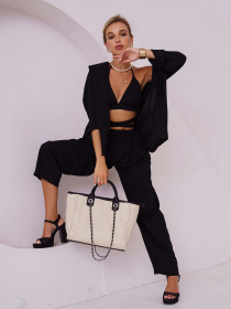 Костюм ISSA Plus модель 13514_cherny Фото