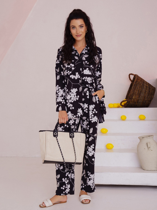 Костюмы ISSA Plus модель 13516_cherny Фото