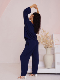 Повсякденний костюм ISSA Plus модель 13519_darkblue Повсякденний костюм ISSA Plus модель 13519_darkblue Фото