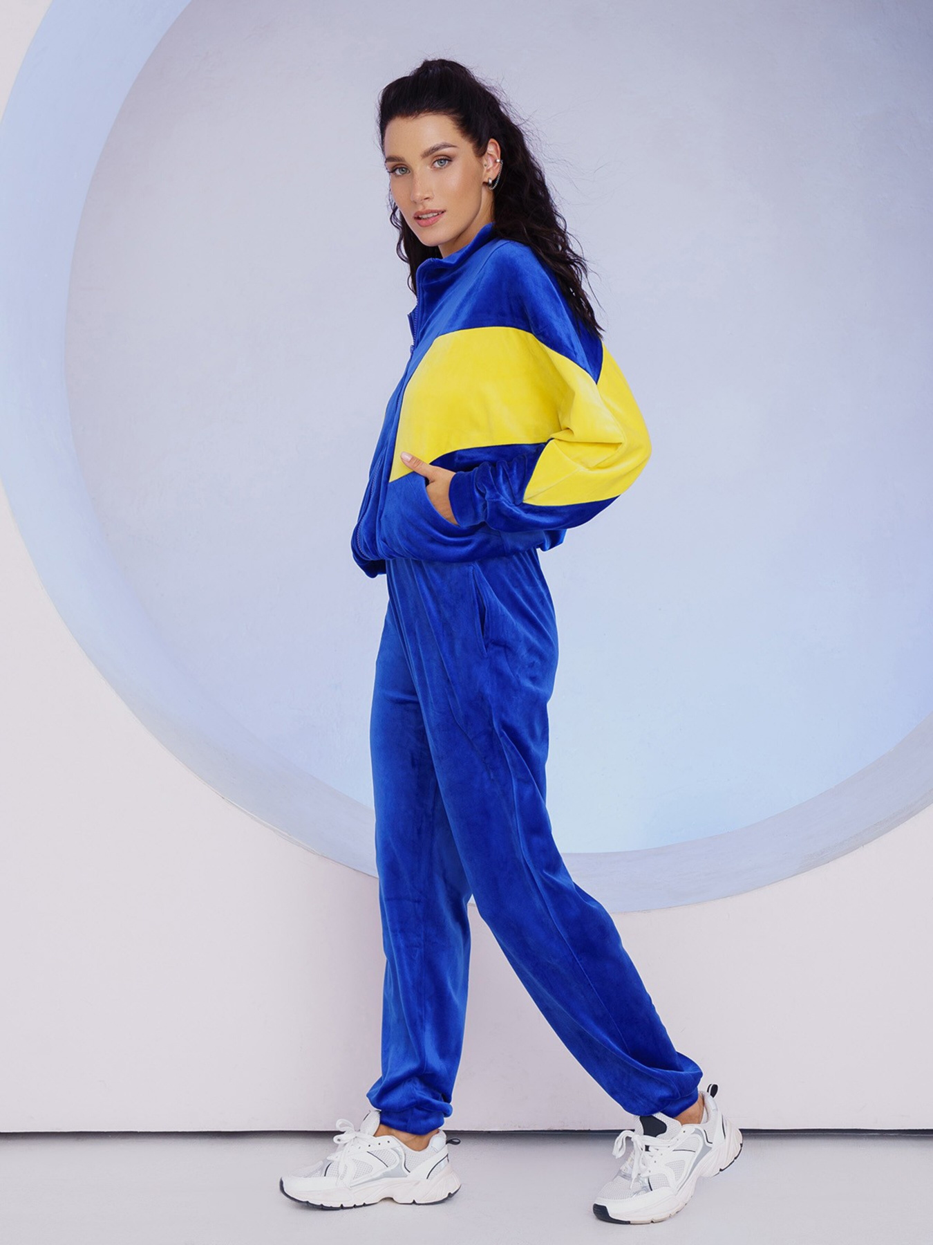 Спортивный костюм ISSA Plus модель 13522_blue Фото