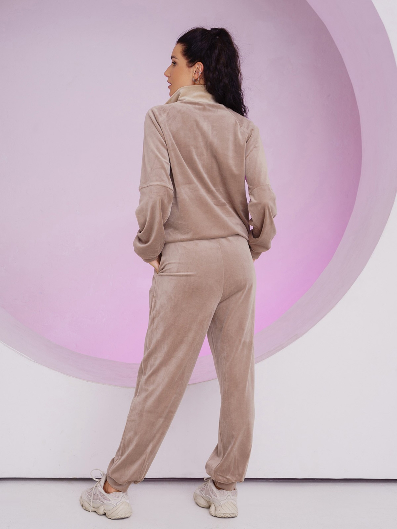 Спортивный костюм ISSA Plus модель 13524_beige Фото