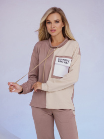 Спортивный костюм ISSA Plus модель 13526_brown Фото