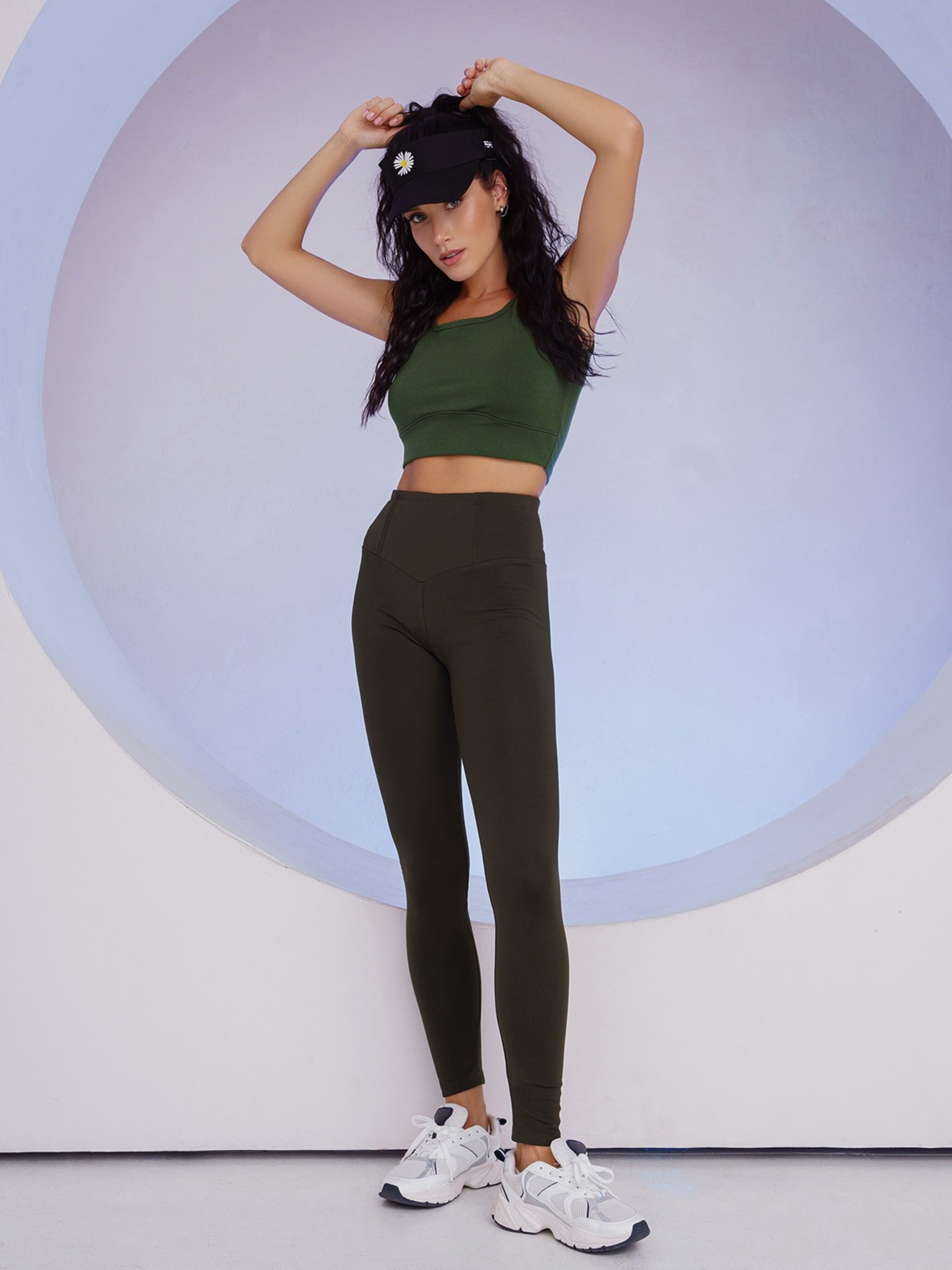 Спортивні леггінси ISSA Plus модель 1444_hacks Фото