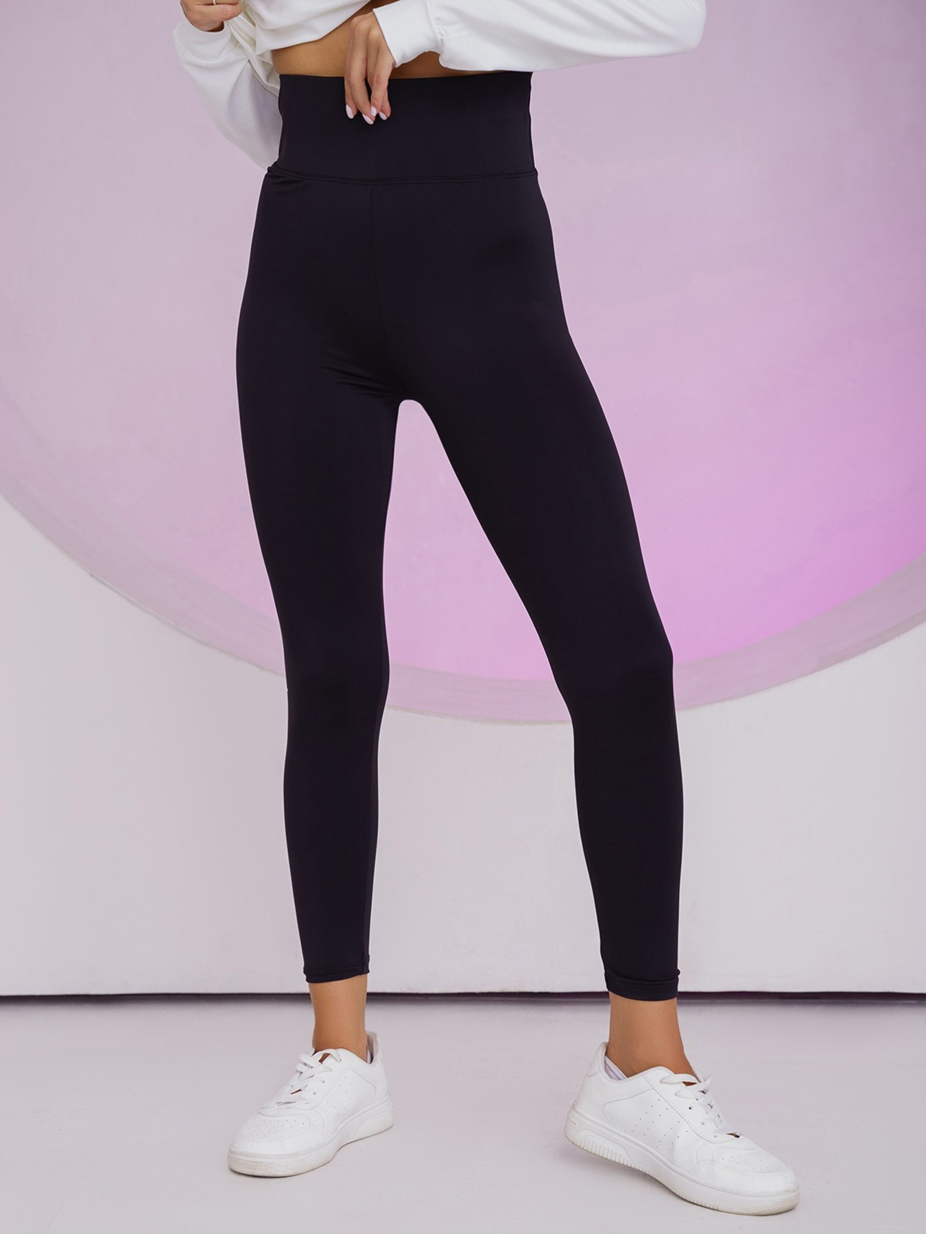 Спортивные леггинсы ISSA Plus модель 999A_black Спортивные леггинсы ISSA Plus модель 999A_black Фото