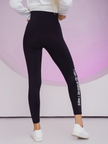 Спортивные леггинсы ISSA Plus модель 999A_black Спортивные леггинсы ISSA Plus модель 999A_black Фото