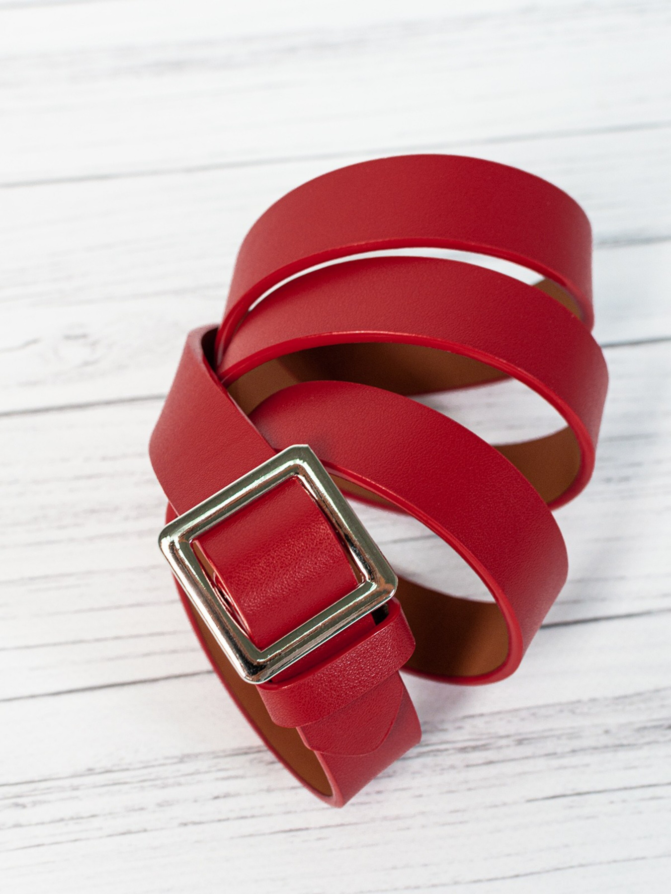 Ремень ISSA Plus модель R1-110_red Фото