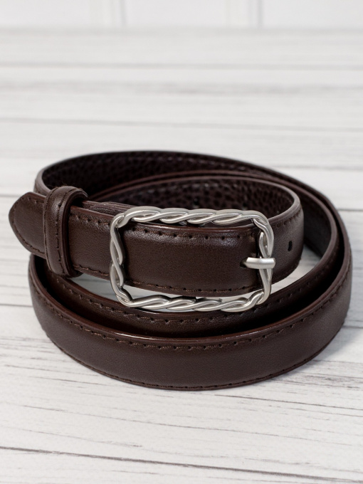 Ремень ISSA Plus модель R1-113_brown Фото