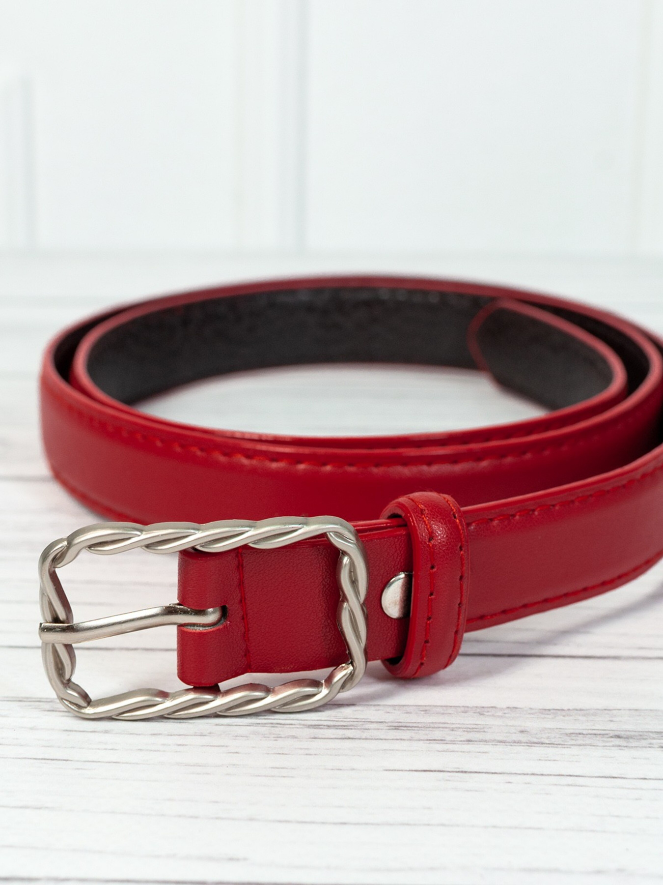 Ремень ISSA Plus модель R1-113_red Фото