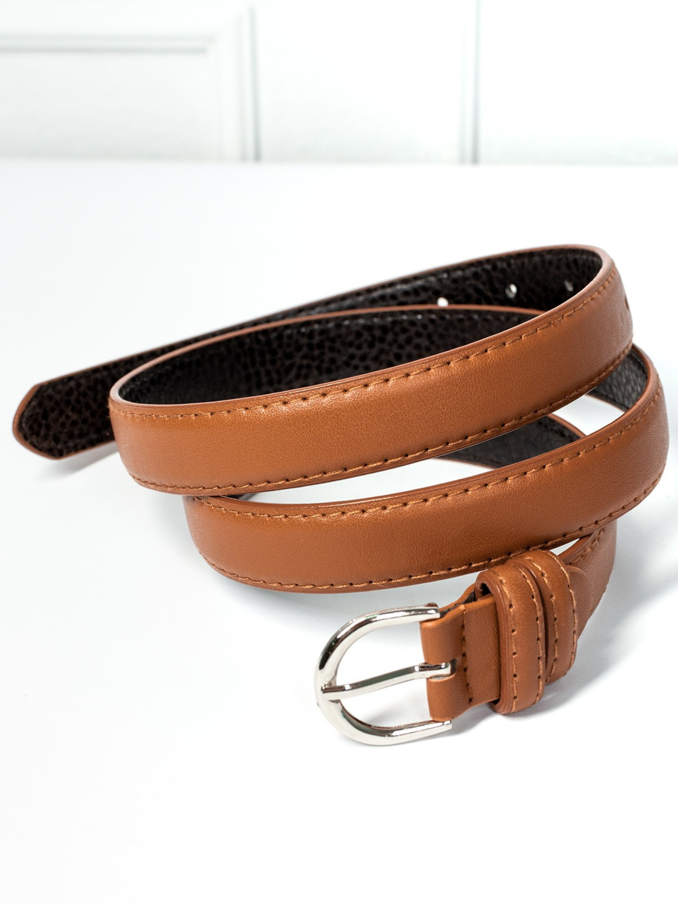 Ремень ISSA Plus модель R1-117_lightbrown Фото