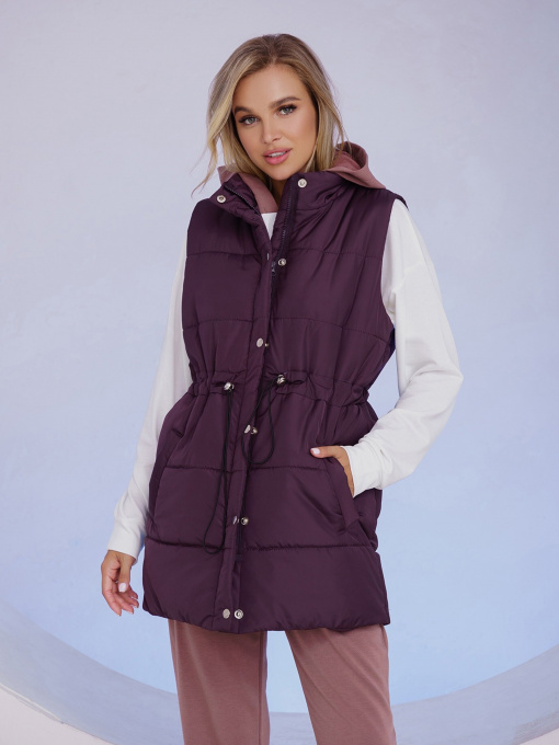 Жилет з утеплювачем ISSA Plus модель SA-337_violet Фото