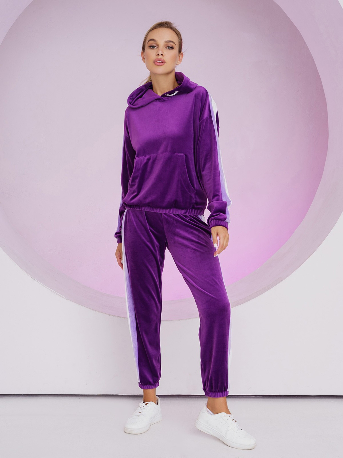 Спортивный костюм ISSA Plus модель SA-420_violet Фото