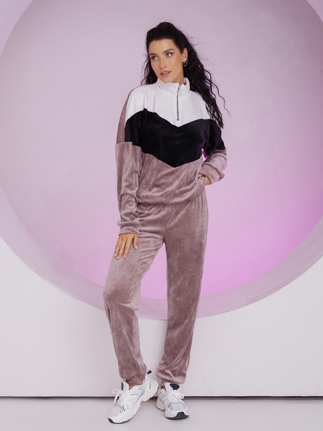 Спортивний костюм ISSA Plus модель SA-421_brown Фото