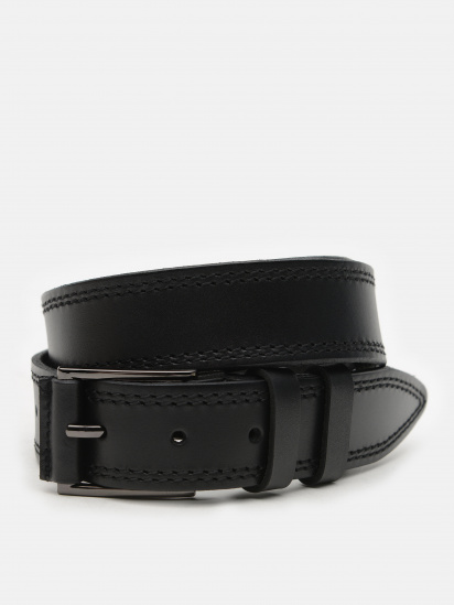 Ремінь Borsa Leather модель V1115GX33-black - фото