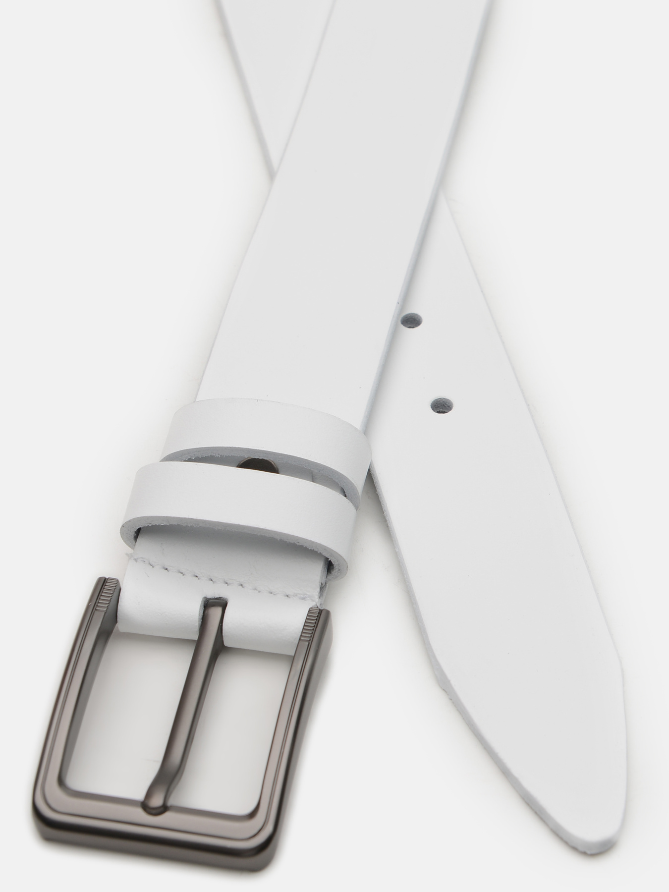 Ремень Borsa Leather модель V1115GX36-white Фото