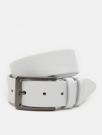 Ремінь Borsa Leather модель V1115GX36-white - фото