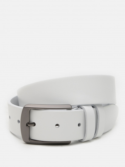 Ремінь Borsa Leather модель V1115GX37-white - фото
