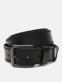 Ремінь Borsa Leather модель V1125GX01-black Ремінь Borsa Leather модель V1125GX01-black Фото