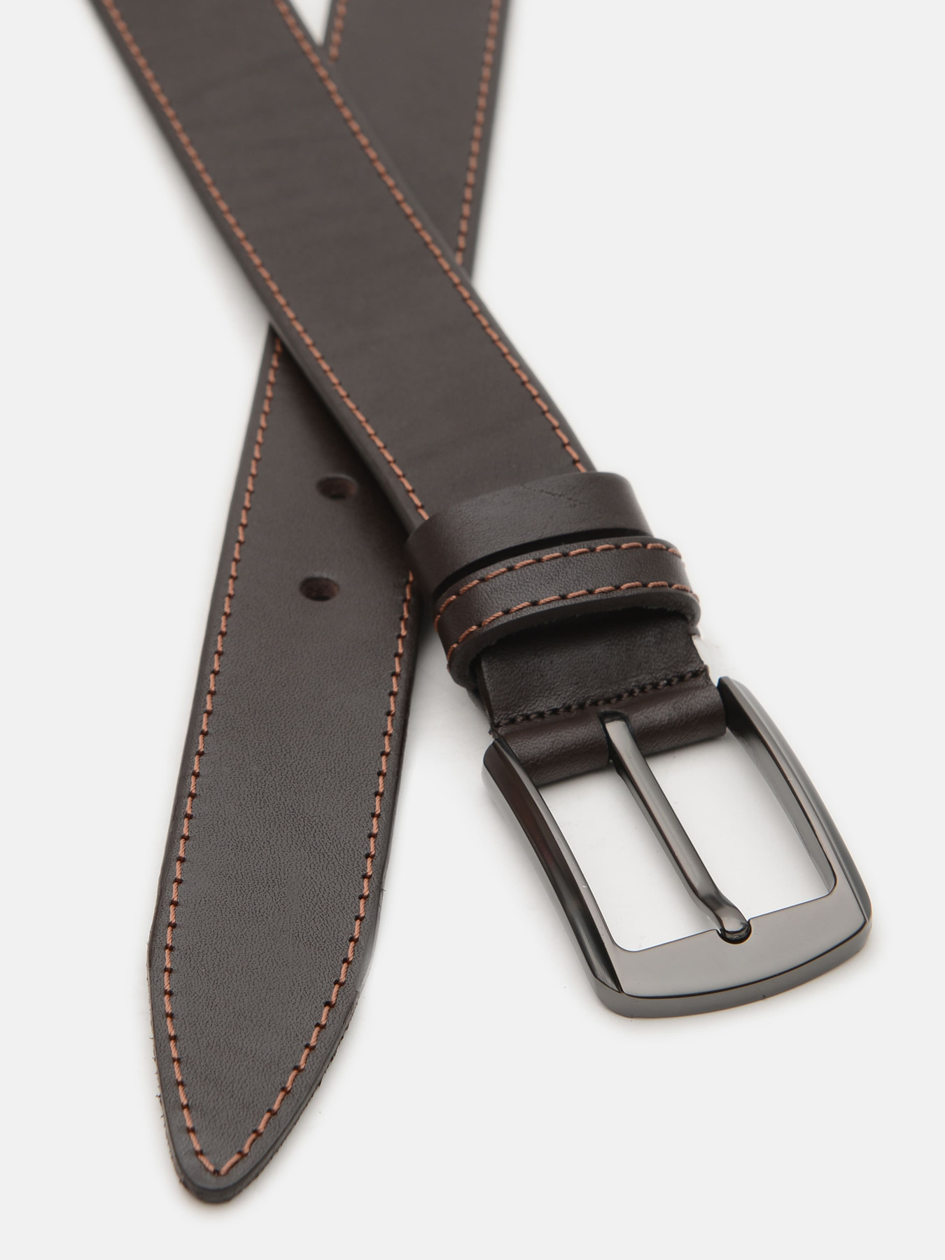 Ремень Borsa Leather модель V1125GX19-brown Фото