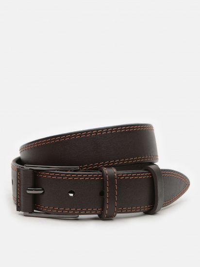 Ремінь Borsa Leather модель V1125GX34-brown - фото