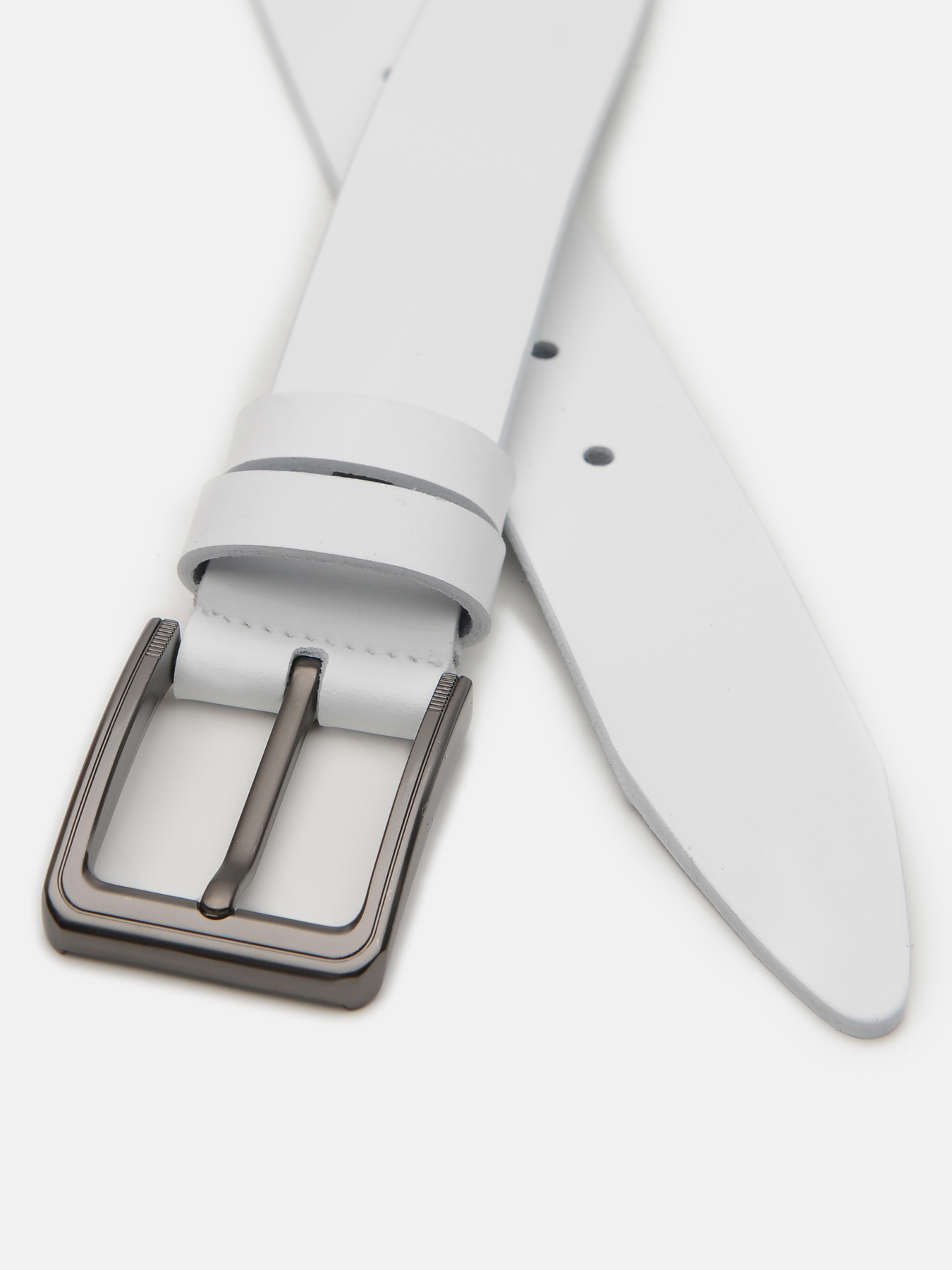 Ремінь Borsa Leather модель V1125GX36-white Фото