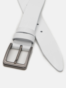Ремінь Borsa Leather модель V1125GX36-white Фото