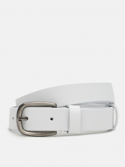 Ремінь Borsa Leather модель v10110GX31-white - фото
