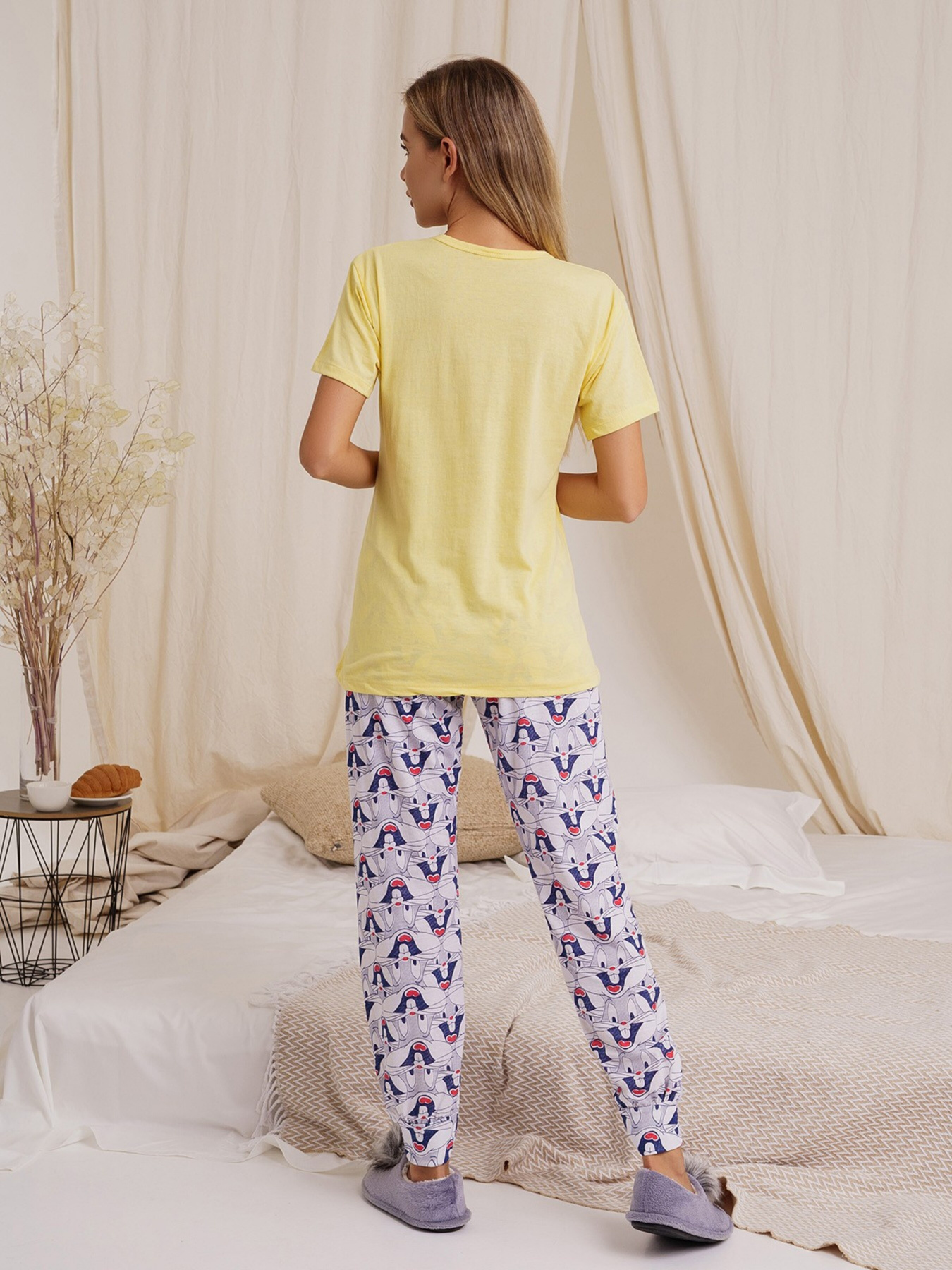 Пижама ISSA Plus модель WN21-18_yellow Фото