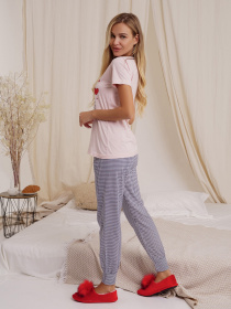 Пижама ISSA Plus модель WN21-19_pink Фото