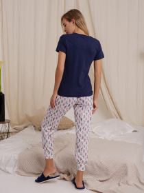 Пижама ISSA Plus модель WN21-21_blue Фото