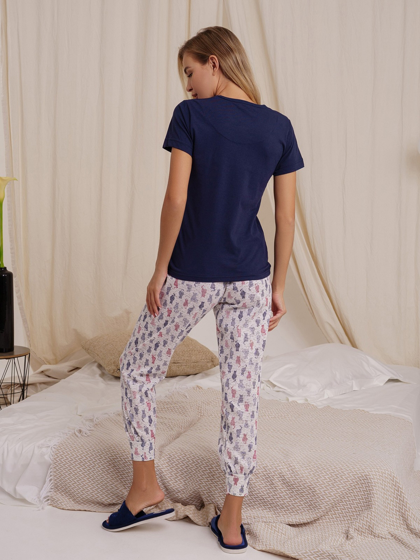 Піжама ISSA Plus модель WN21-21_blue Фото