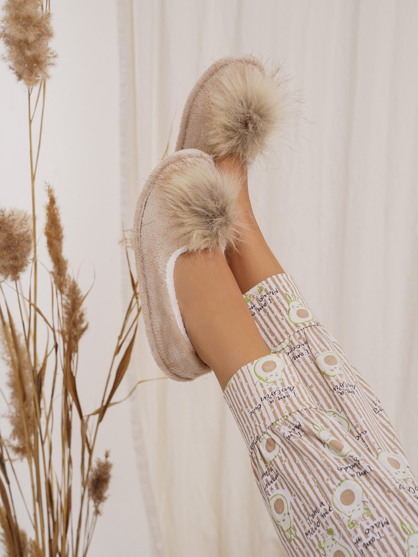 Тапки ISSA Plus модель OB2-101_beige Фото