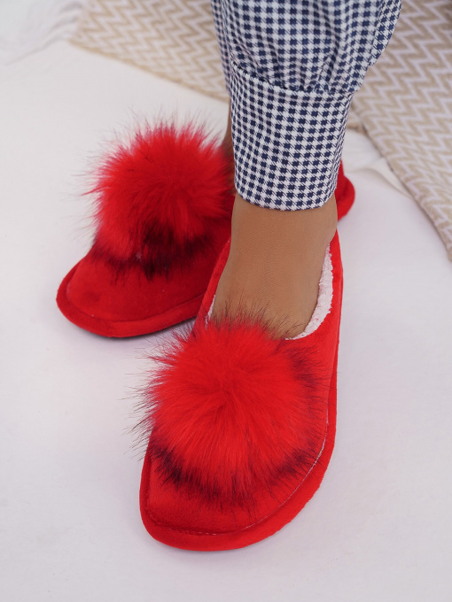 Тапки ISSA Plus модель OB2-101_red Фото