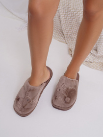 Тапки ISSA Plus модель OB2-94_brown Фото