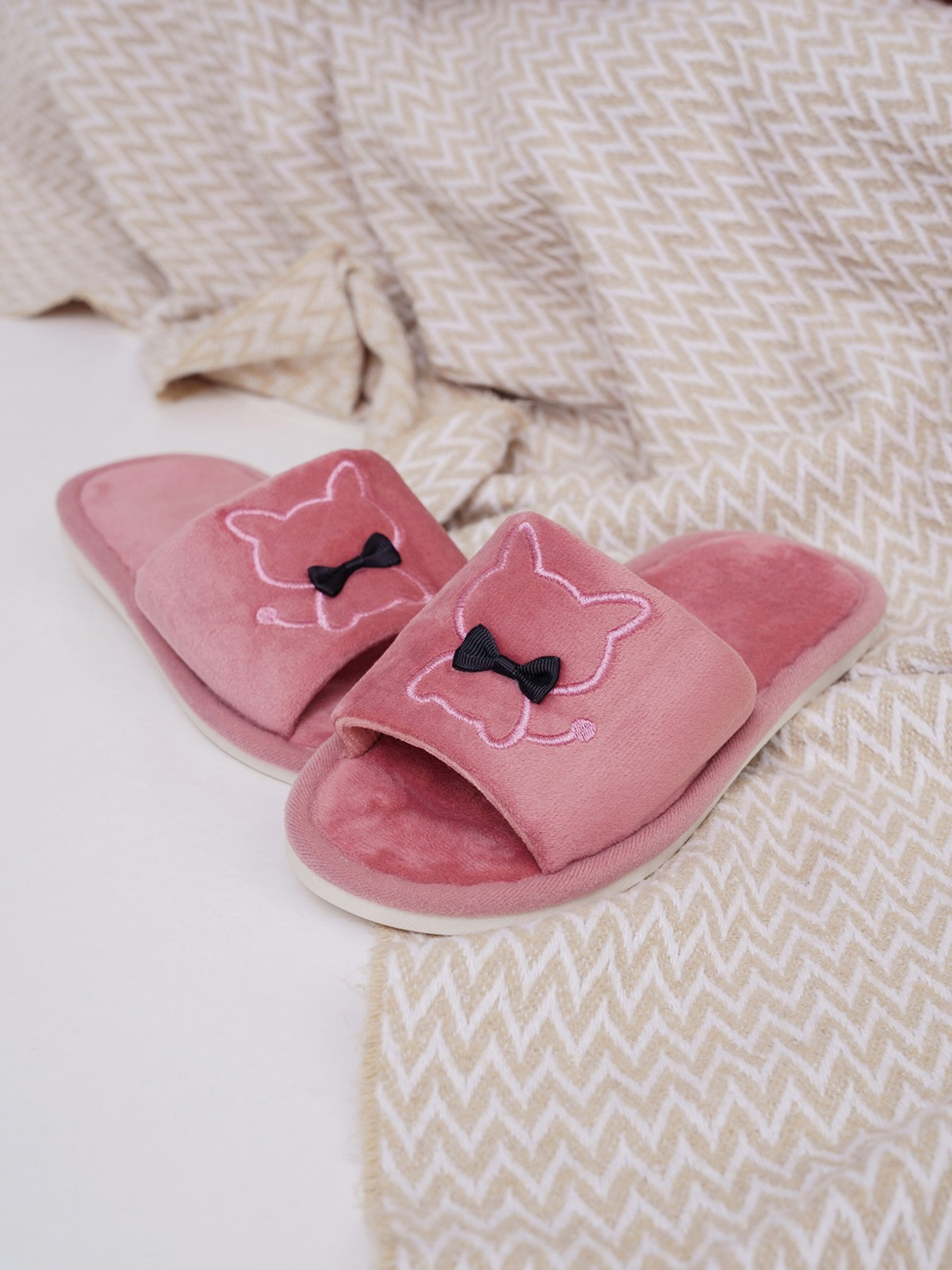 Тапки ISSA Plus модель OB2-95_pink Тапки ISSA Plus модель OB2-95_pink Фото