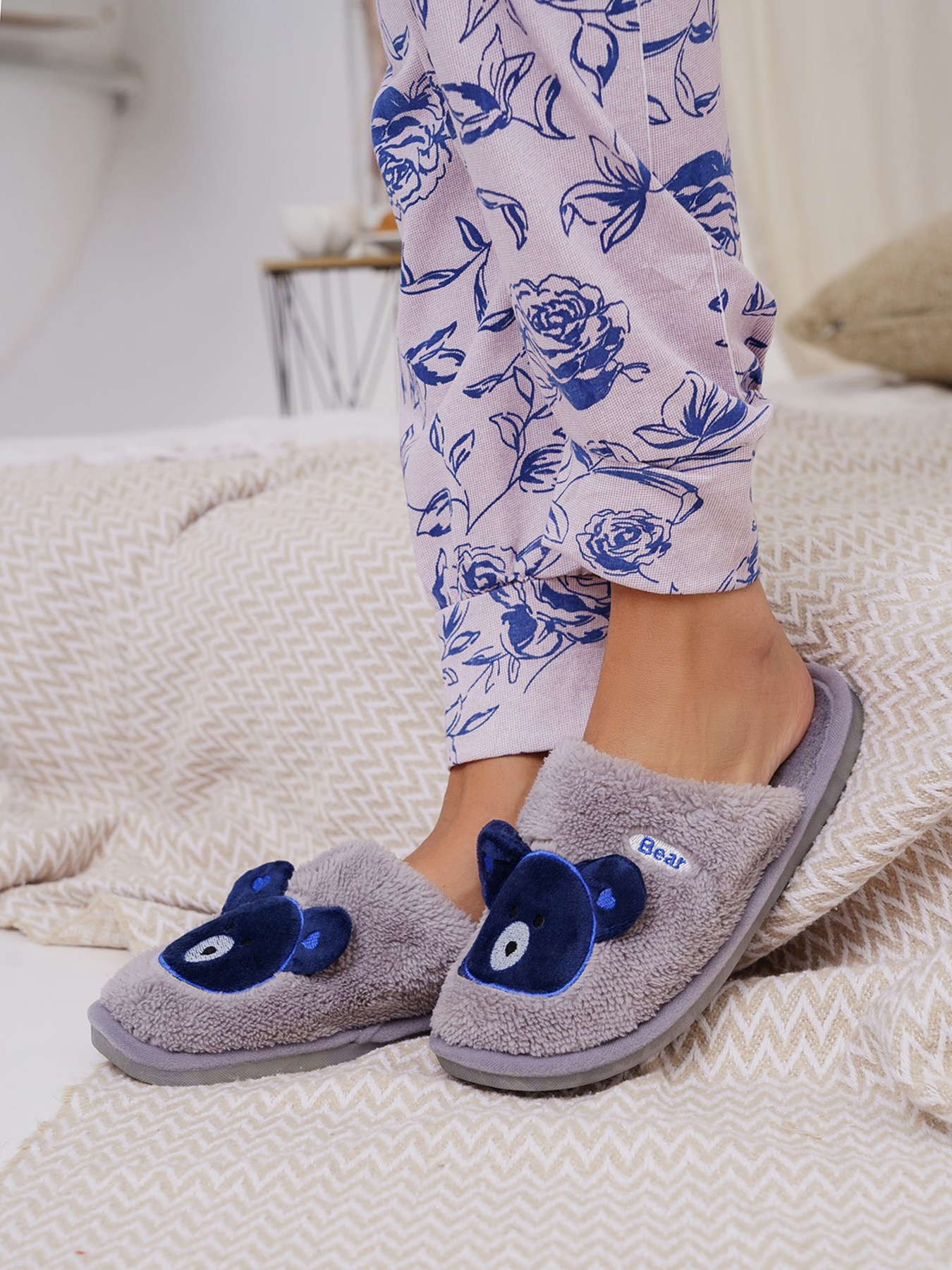 Тапки ISSA Plus модель OB2-96_grey Фото