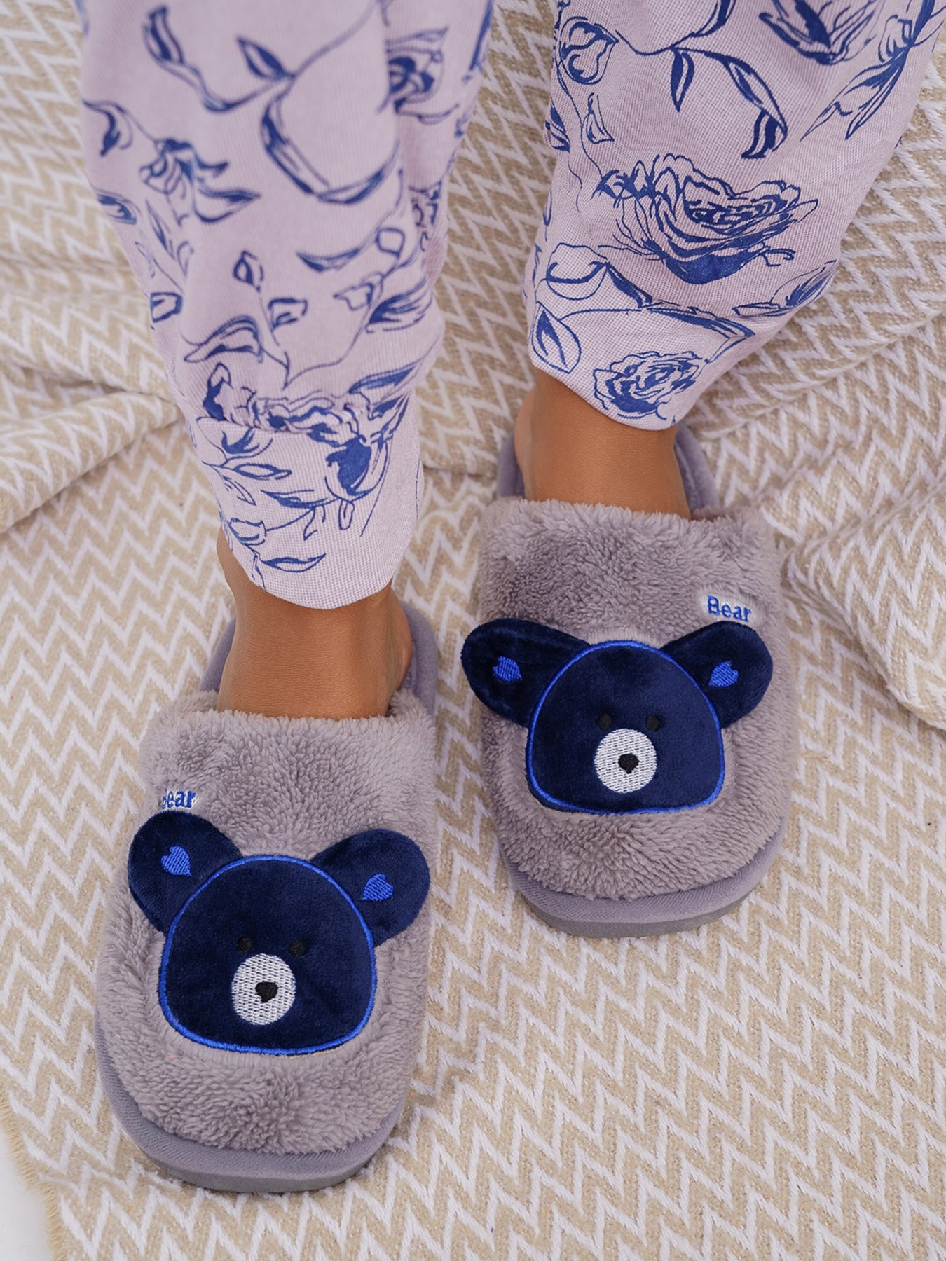 Тапки ISSA Plus модель OB2-96_grey Фото