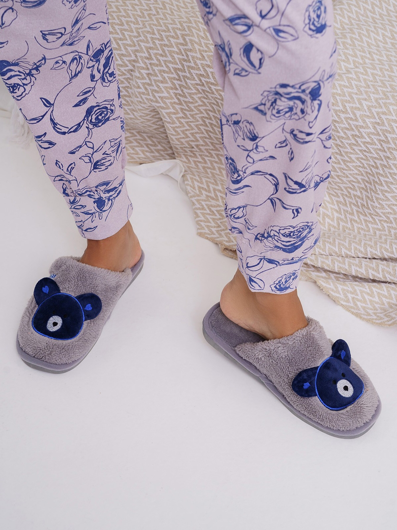 Тапки ISSA Plus модель OB2-96_grey Фото